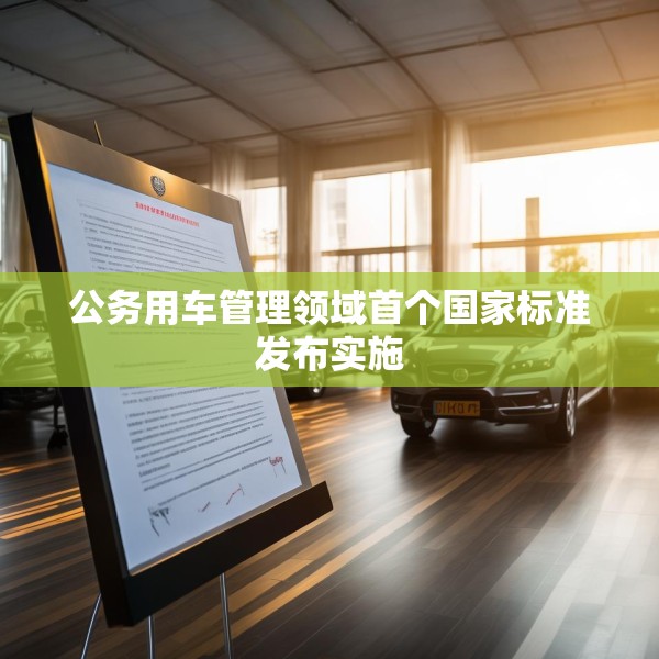 公务用车管理领域首个国家标准发布实施