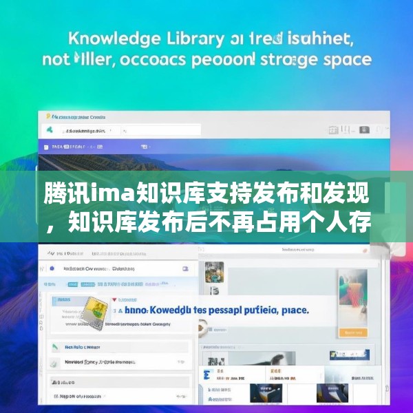 腾讯ima知识库支持发布和发现，知识库发布后不再占用个人存储空间