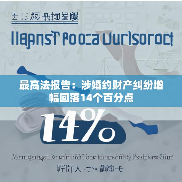 最高法报告：涉婚约财产纠纷增幅回落14个百分点