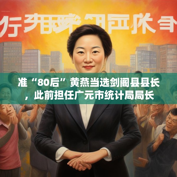 准“80后”黄燕当选剑阁县县长，此前担任广元市统计局局长