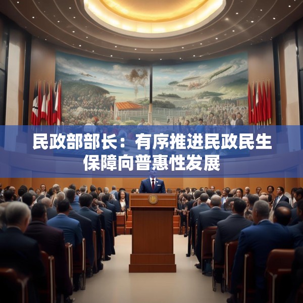 民政部部长：有序推进民政民生保障向普惠性发展