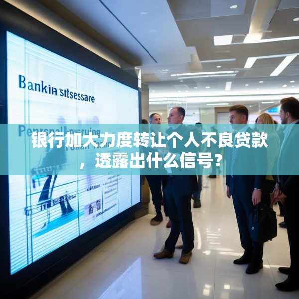 银行加大力度转让个人不良贷款，透露出什么信号？