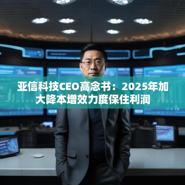 亚信科技CEO高念书：2025年加大降本增效力度保住利润