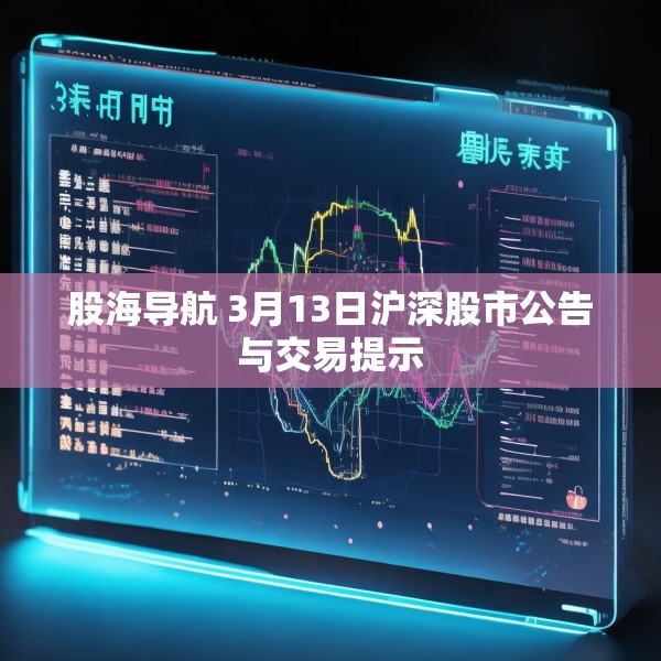 股海导航 3月13日沪深股市公告与交易提示