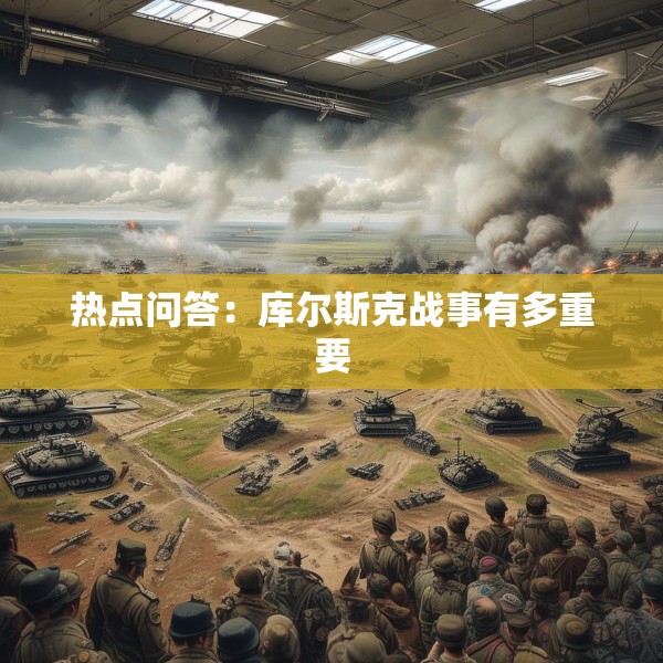 热点问答：库尔斯克战事有多重要
