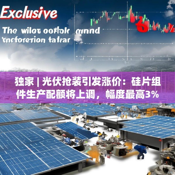 独家 | 光伏抢装引发涨价：硅片组件生产配额将上调，幅度最高3%
