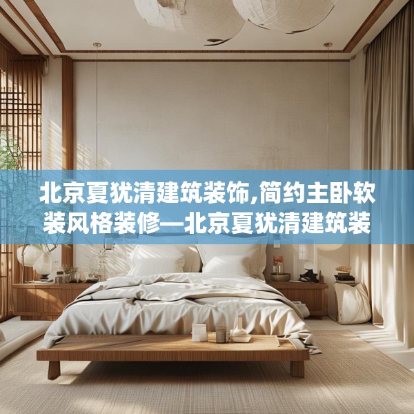 北京夏犹清建筑装饰,简约主卧软装风格装修—北京夏犹清建筑装饰386.a262b263c266fgy.273wew