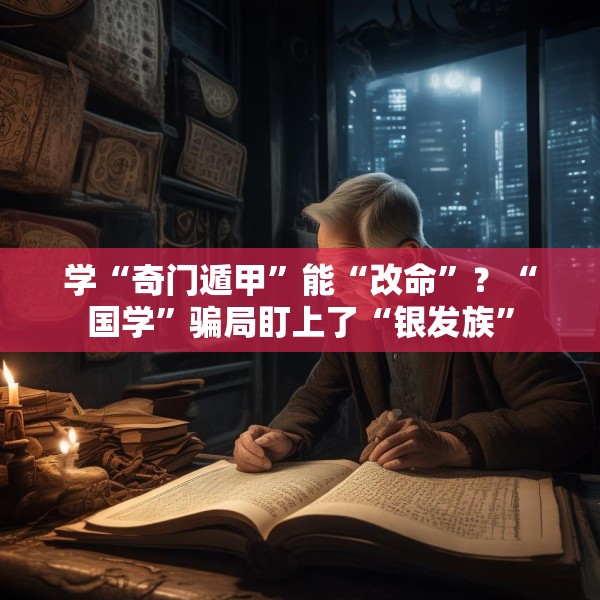 学“奇门遁甲”能“改命”？“国学”骗局盯上了“银发族”