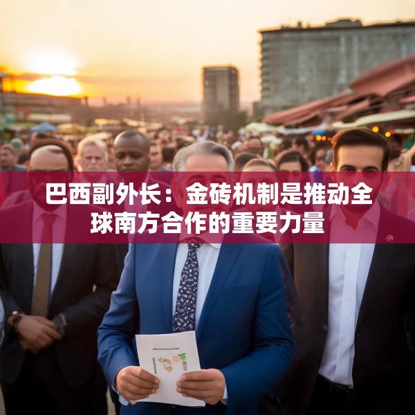 巴西副外长：金砖机制是推动全球南方合作的重要力量