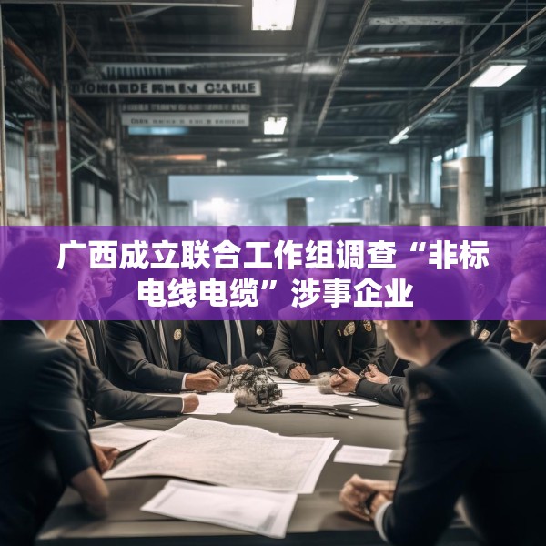广西成立联合工作组调查“非标电线电缆”涉事企业