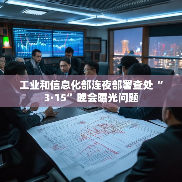 工业和信息化部连夜部署查处“3·15”晚会曝光问题