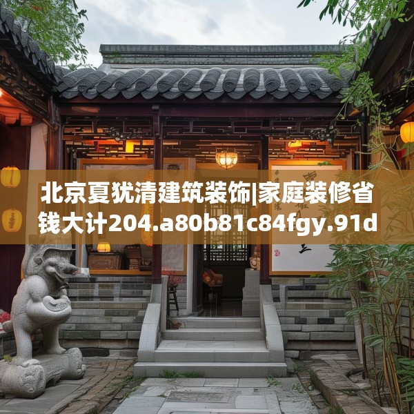 北京夏犹清建筑装饰|家庭装修省钱大计204.a80b81c84fgy.91dsfds