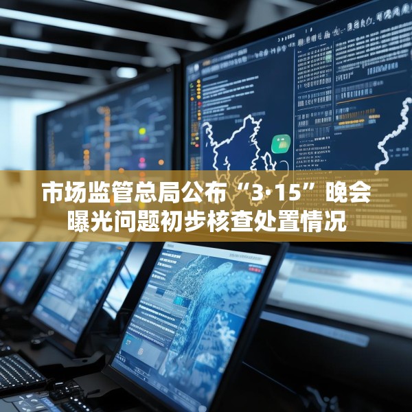 市场监管总局公布“3·15”晚会曝光问题初步核查处置情况