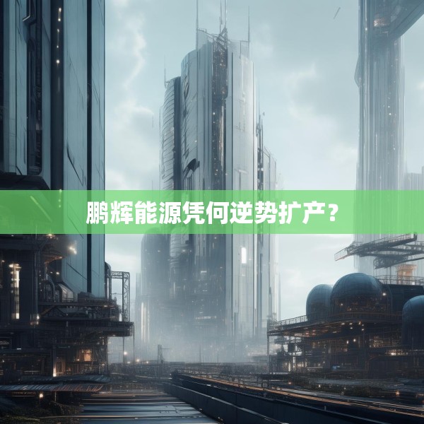 鹏辉能源凭何逆势扩产？