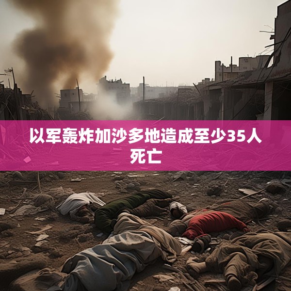 以军轰炸加沙多地造成至少35人死亡