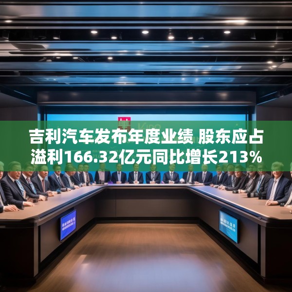 吉利汽车发布年度业绩 股东应占溢利166.32亿元同比增长213%