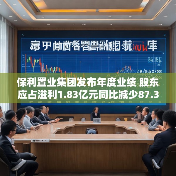 保利置业集团发布年度业绩 股东应占溢利1.83亿元同比减少87.34%