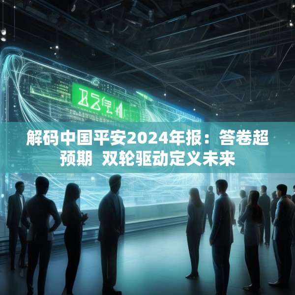 解码中国平安2024年报：答卷超预期  双轮驱动定义未来