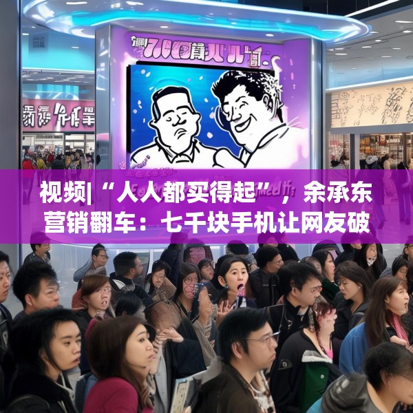 视频|“人人都买得起”，余承东营销翻车：七千块手机让网友破防了！余承东回应：我不太会说话，情商也低