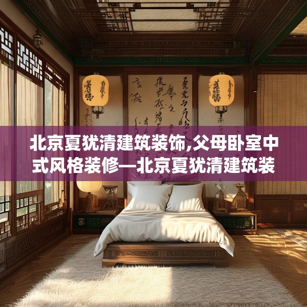 北京夏犹清建筑装饰,父母卧室中式风格装修—北京夏犹清建筑装饰383.a259b260c263fgy.270fds