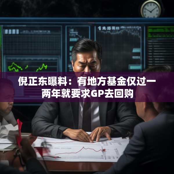 倪正东曝料：有地方基金仅过一两年就要求GP去回购