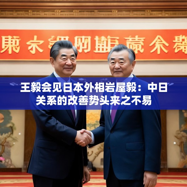王毅会见日本外相岩屋毅：中日关系的改善势头来之不易