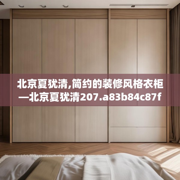 北京夏犹清,简约的装修风格衣柜—北京夏犹清207.a83b84c87fgy.94fghfd