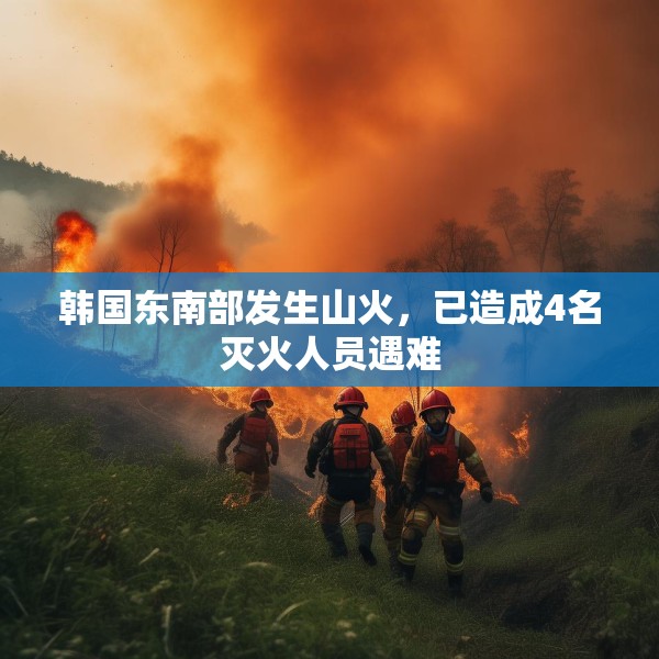 韩国东南部发生山火，已造成4名灭火人员遇难