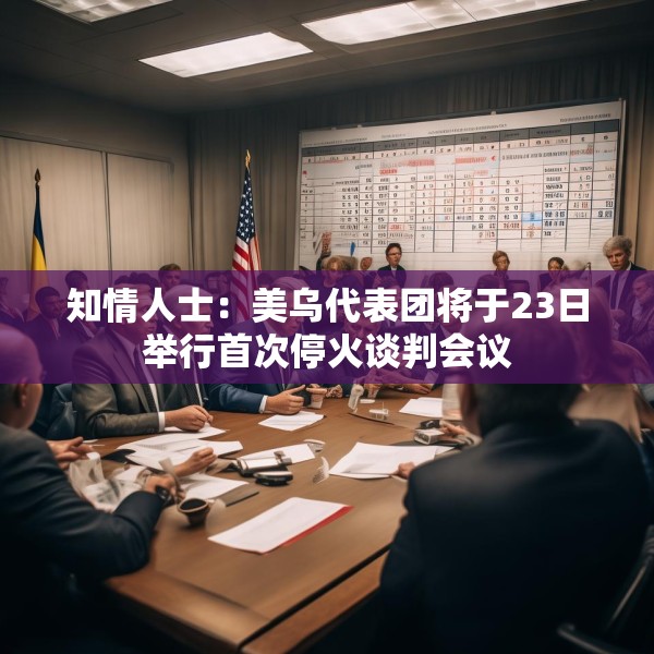 知情人士：美乌代表团将于23日举行首次停火谈判会议