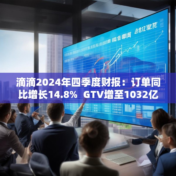 滴滴2024年四季度财报：订单同比增长14.8%  GTV增至1032亿元