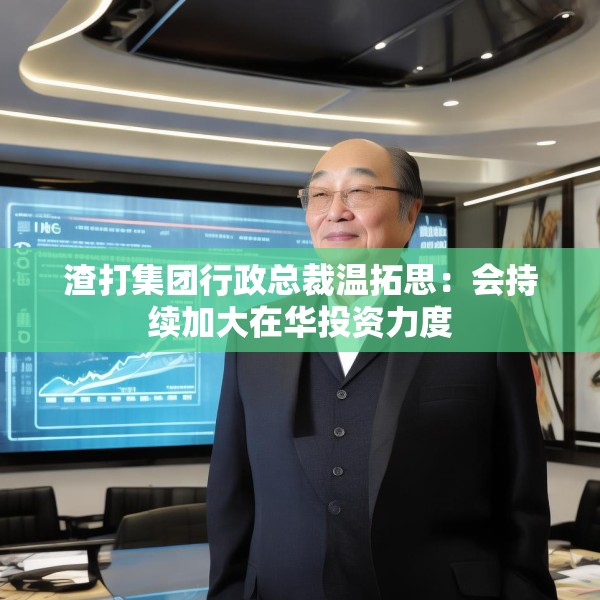 渣打集团行政总裁温拓思：会持续加大在华投资力度