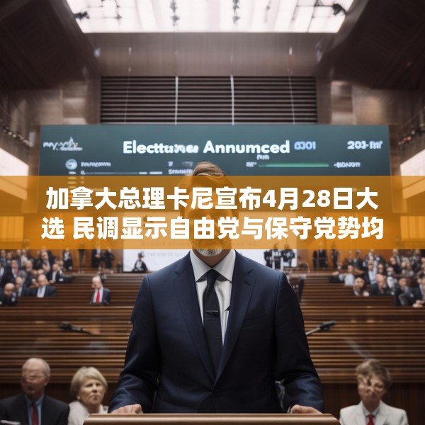 加拿大总理卡尼宣布4月28日大选 民调显示自由党与保守党势均力敌