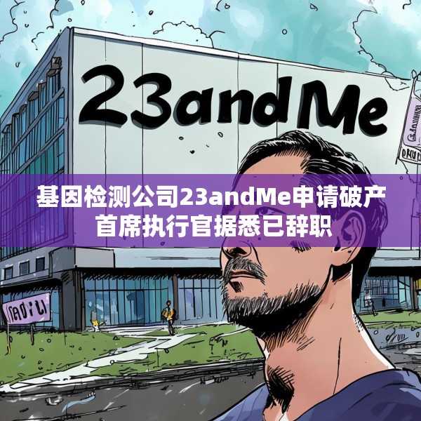基因检测公司23andMe申请破产 首席执行官据悉已辞职