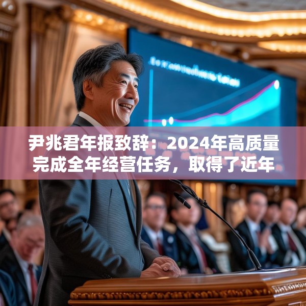 尹兆君年报致辞：2024年高质量完成全年经营任务，取得了近年来最好的经营业绩