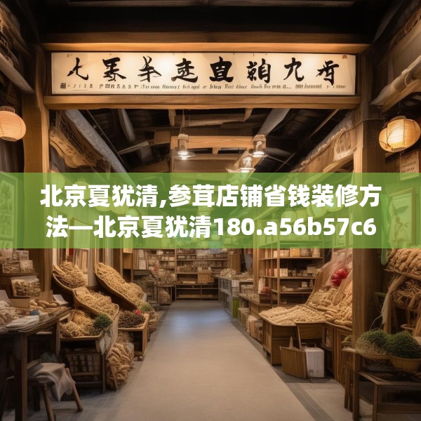 北京夏犹清,参茸店铺省钱装修方法—北京夏犹清180.a56b57c60fgy.67nbn