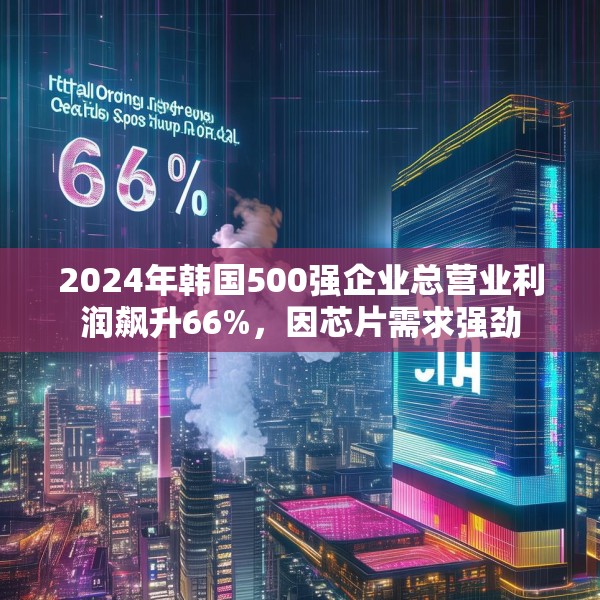 2024年韩国500强企业总营业利润飙升66%，因芯片需求强劲