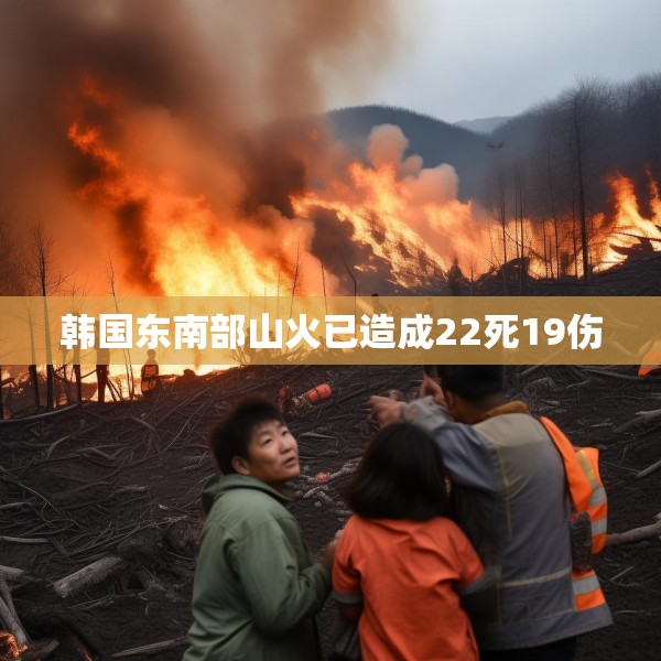 韩国东南部山火已造成22死19伤