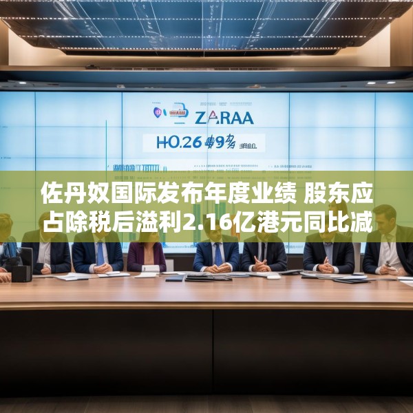 佐丹奴国际发布年度业绩 股东应占除税后溢利2.16亿港元同比减少37.39%