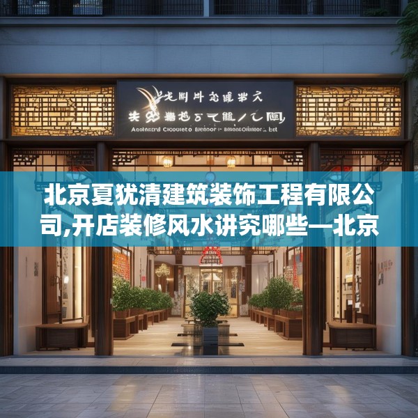北京夏犹清建筑装饰工程有限公司,开店装修风水讲究哪些—北京夏犹清建筑装饰工程有限公司558.a434b435c438fgy.445nbn