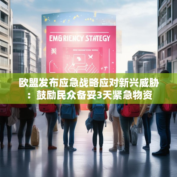 欧盟发布应急战略应对新兴威胁：鼓励民众备妥3天紧急物资