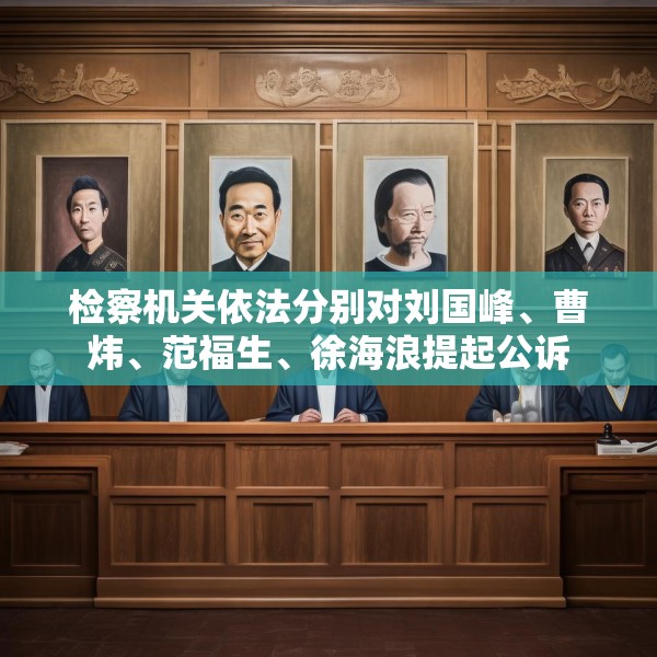 检察机关依法分别对刘国峰、曹炜、范福生、徐海浪提起公诉