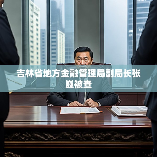 吉林省地方金融管理局副局长张巍被查