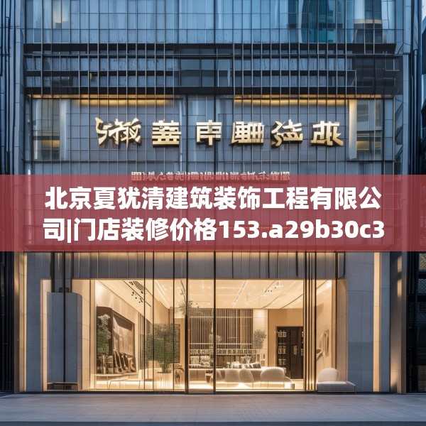 北京夏犹清建筑装饰工程有限公司|门店装修价格153.a29b30c33fgy.40fghfd