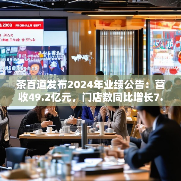 茶百道发布2024年业绩公告：营收49.2亿元，门店数同比增长7.6%