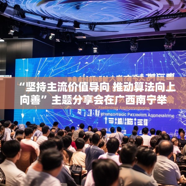 “坚持主流价值导向 推动算法向上向善”主题分享会在广西南宁举行