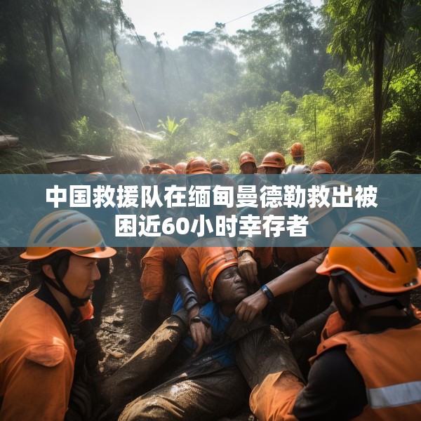 中国救援队在缅甸曼德勒救出被困近60小时幸存者