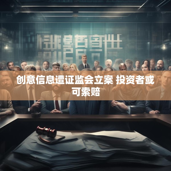 创意信息遭证监会立案 投资者或可索赔