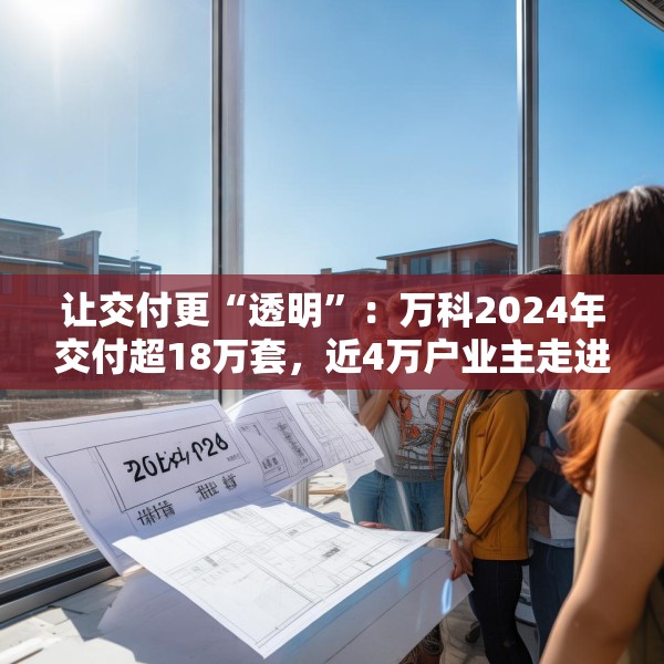 让交付更“透明”：万科2024年交付超18万套，近4万户业主走进工地实地看房