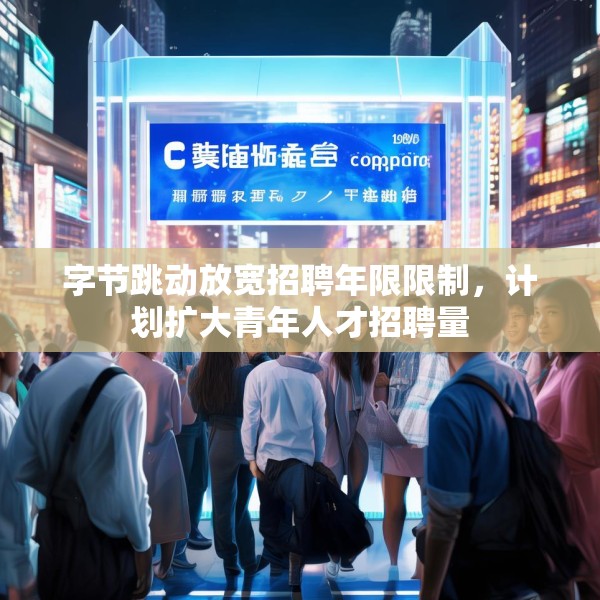 字节跳动放宽招聘年限限制，计划扩大青年人才招聘量