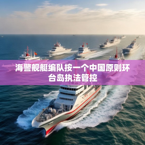 海警舰艇编队按一个中国原则环台岛执法管控
